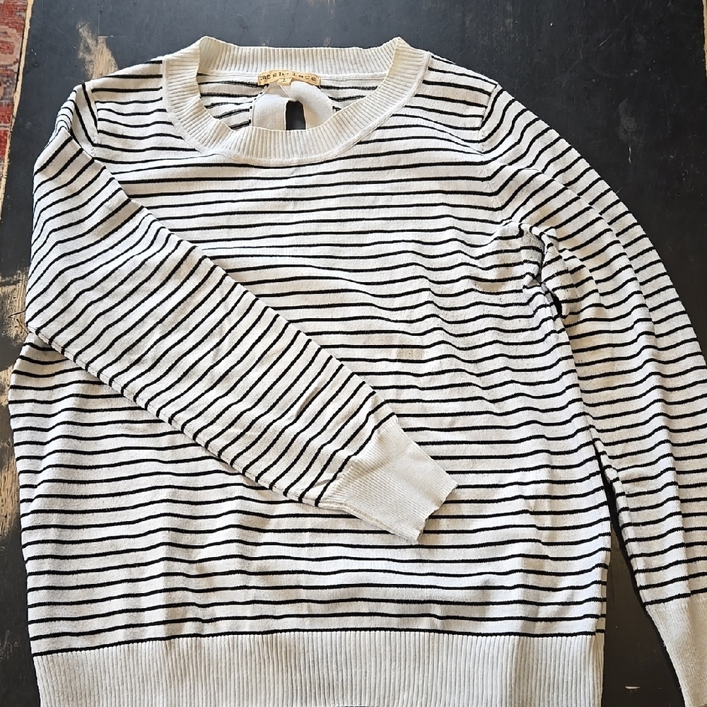 Striped Black and White Sweater